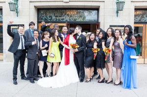 wedding of Teddy Petrova '10 and Sherman Wallace '09, held at the Chicago Symphony Orchestra on July 5, 2014