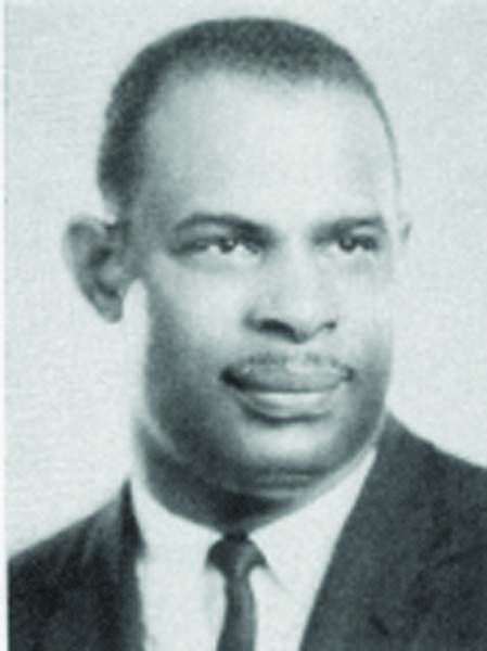 John W. Martin, Ph.D., Associate Professor of Sociology,first African American faculty member.